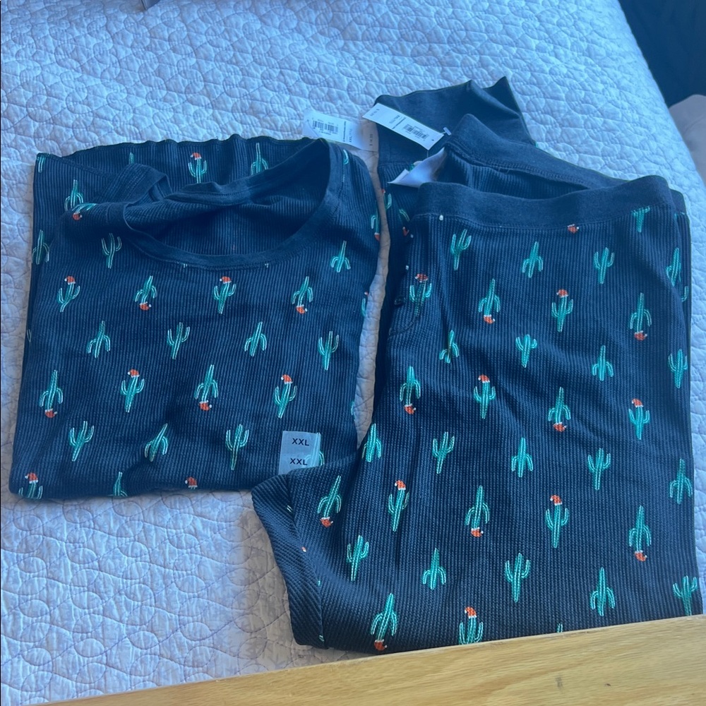 Cactus Print Pajama Set
